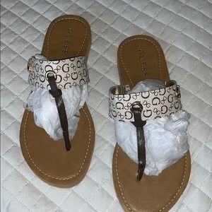 NWOT Guess slide on sandals, no backs.